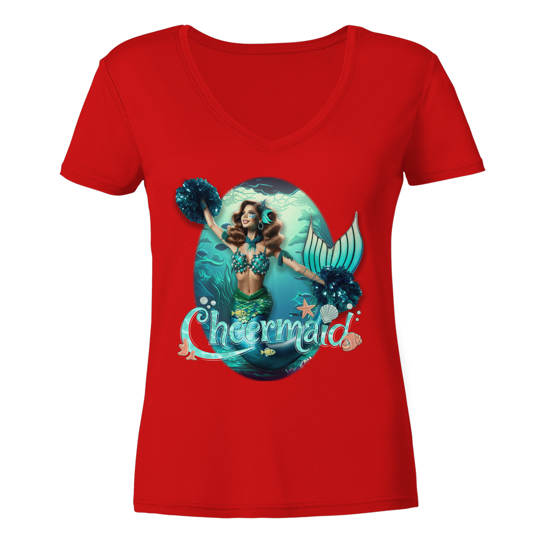 Cheermaid - Ladies V-Neck Shirt