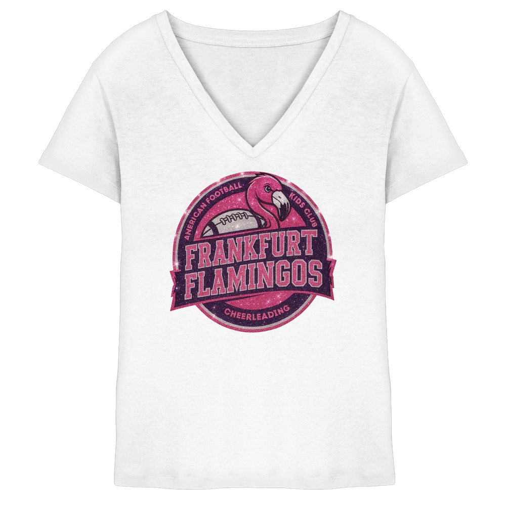 Frankfurt Flamingos - Ladies V-Neck Shirt