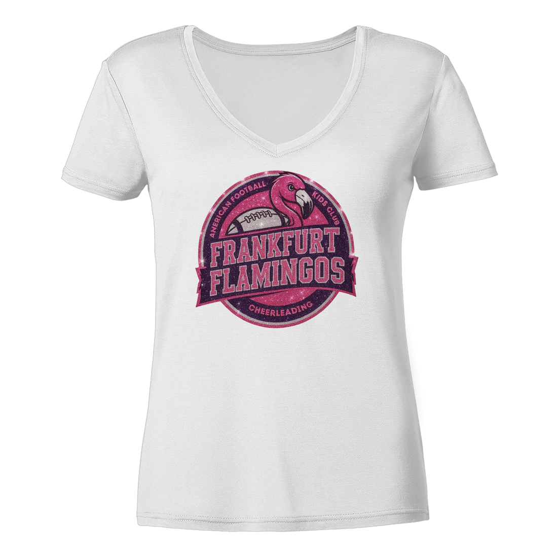 Frankfurt Flamingos - Ladies V-Neck Shirt