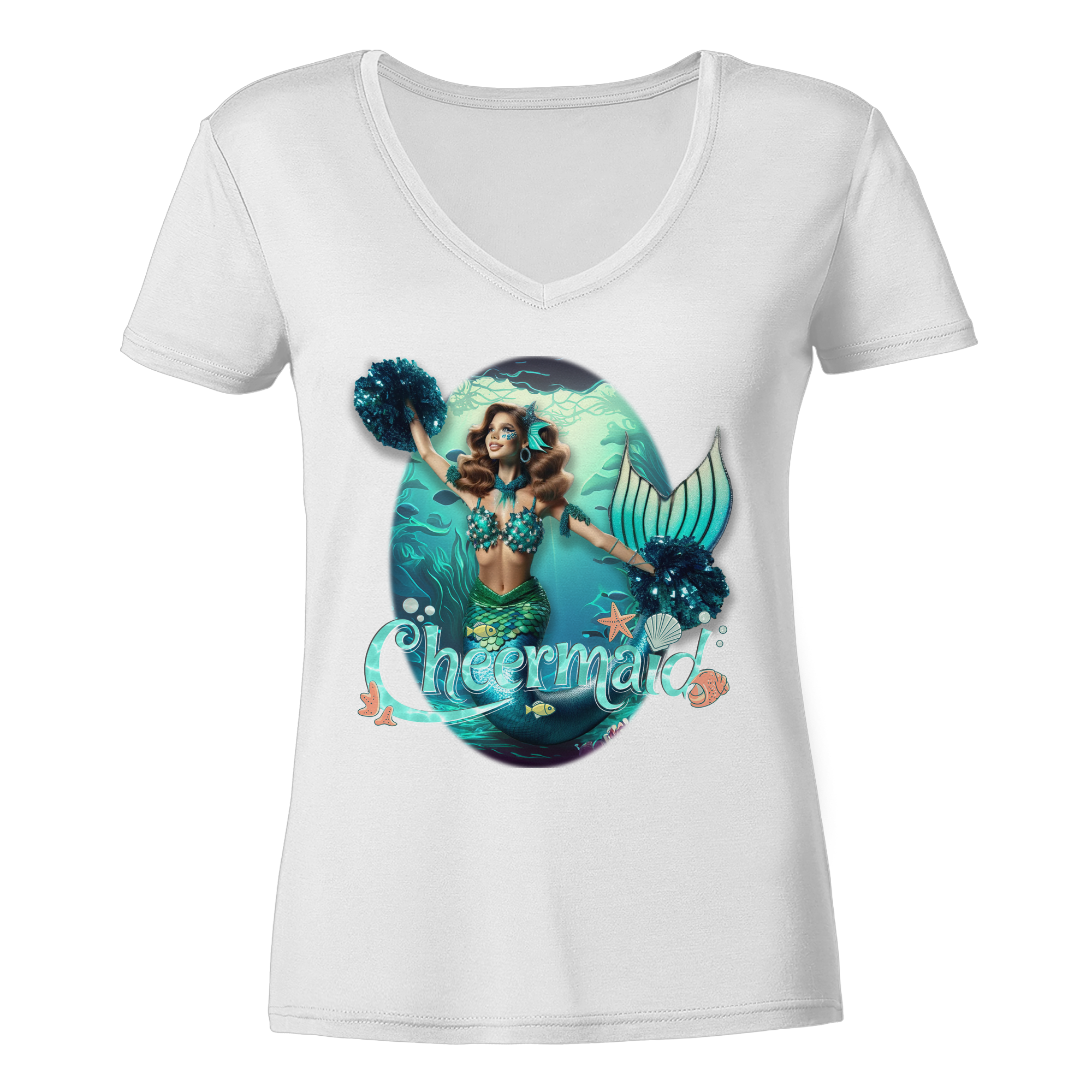 Cheermaid - Ladies V-Neck Shirt