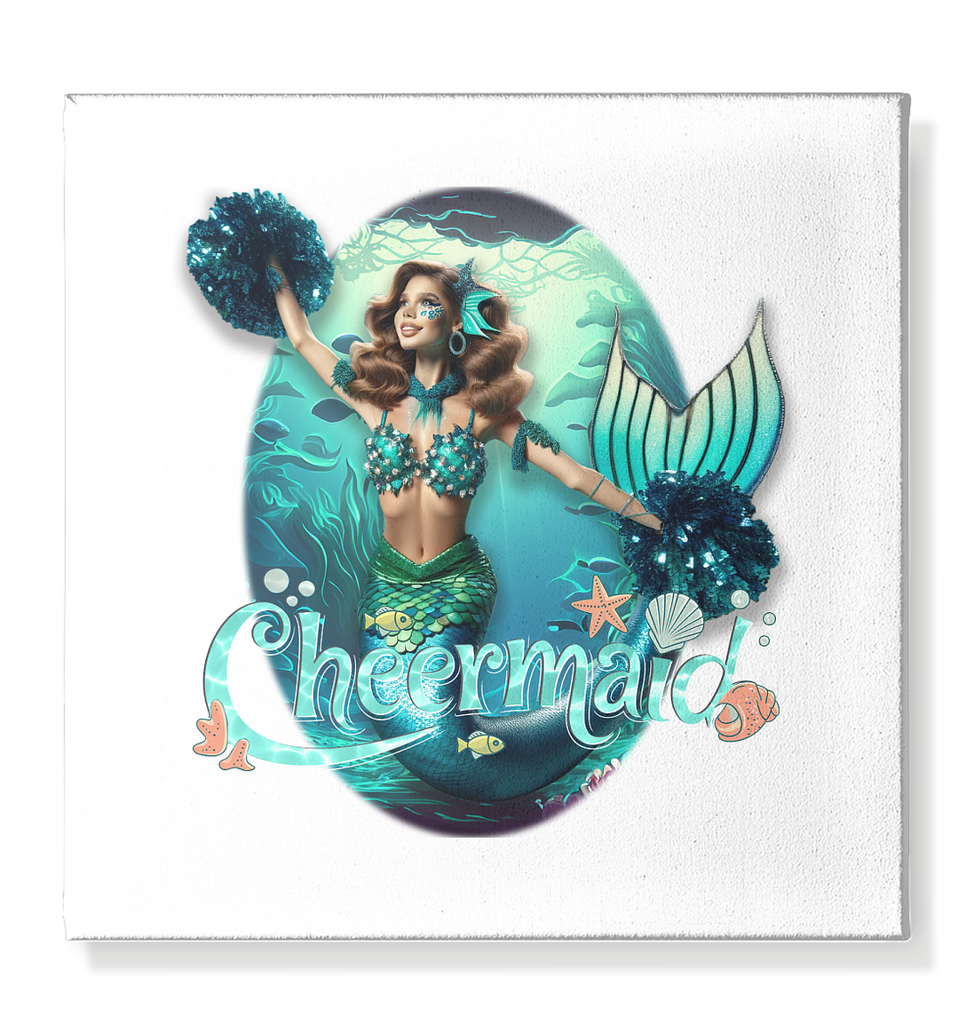 Cheermaid - Leinwand 40x40cm