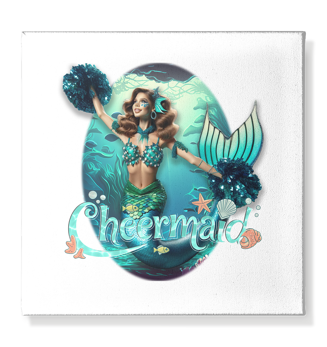 Cheermaid - Leinwand 40x40cm