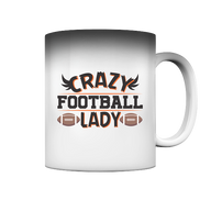 Crazy Football Lady - Magic Mug
