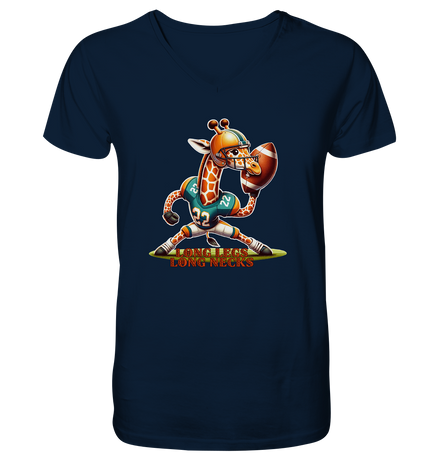 Giraffe - Mens Organic V-Neck Shirt