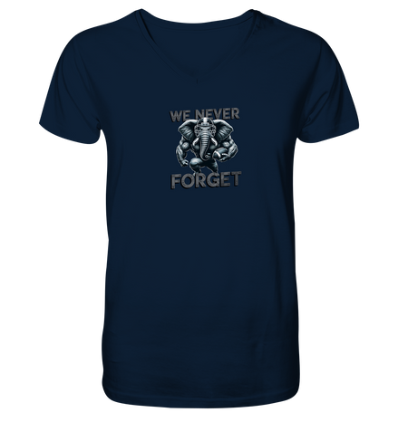 Elephant - Mens Organic V-Neck Shirt