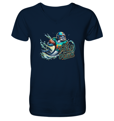 Dolphin - Men's Organic V-Neck Shirt