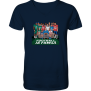 Football is Family - Mens Organic V-Neck Shirt