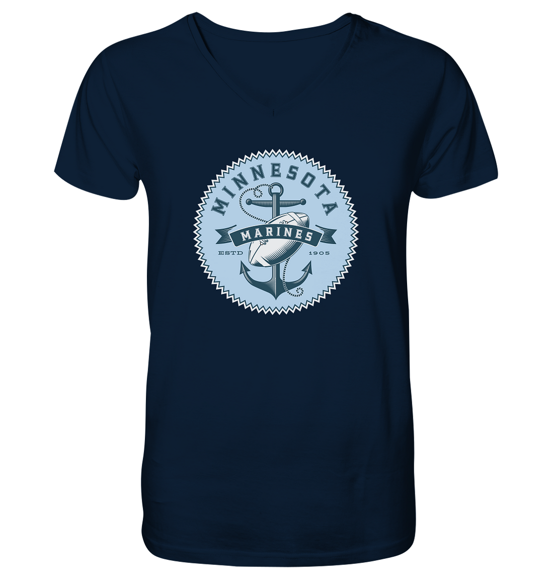 Minnesota Marines II - Men's Organic V-Neck Shirt