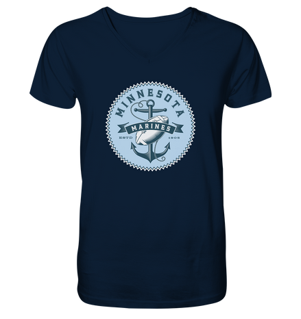 Minnesota Marines II - Mens Organic V-Neck Shirt
