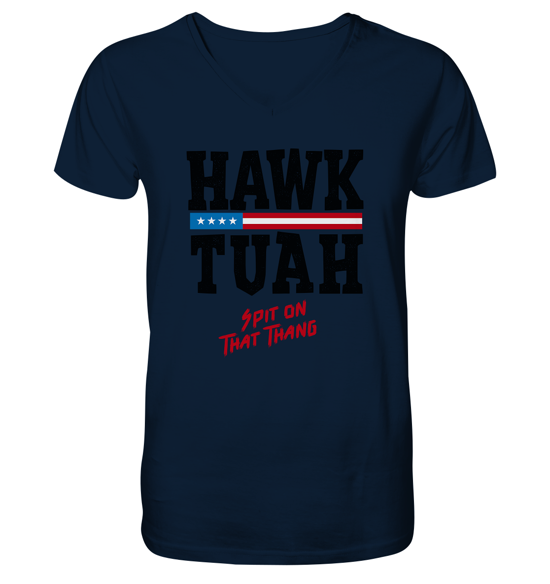 Hawk Tuah - Men's Organic V-Neck Shirt
