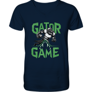 Gator Game - Mens Organic V-Neck Shirt