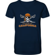 Pirates of California - Mens Organic V-Neck Shirt