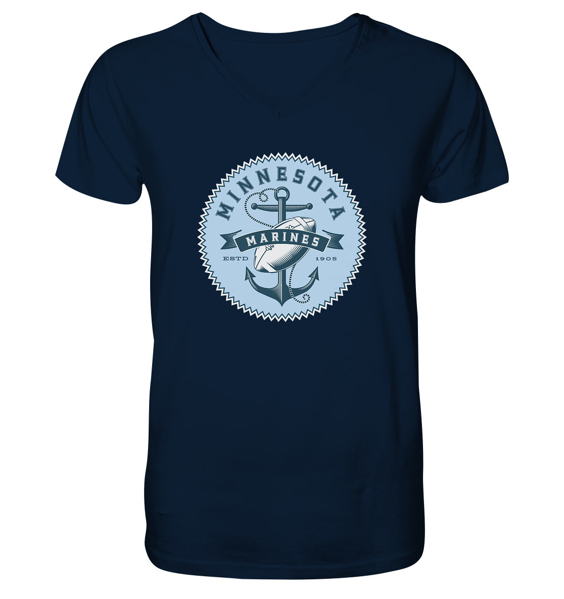 Minnesota Marines II - Men's Organic V-Neck Shirt