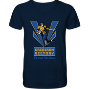 Gridiron Victory - Mens Organic V-Neck Shirt
