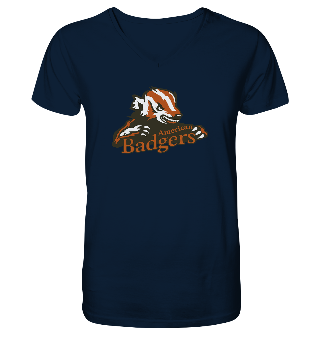 Milwaukee Badgers - Mens Organic V-Neck Shirt