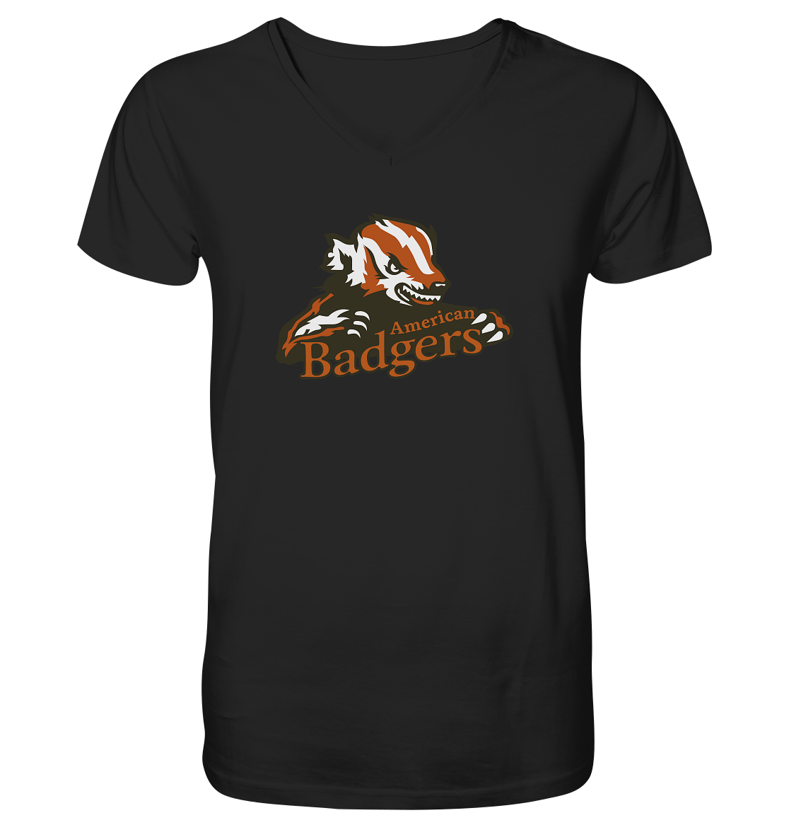 Milwaukee Badgers - Mens Organic V-Neck Shirt