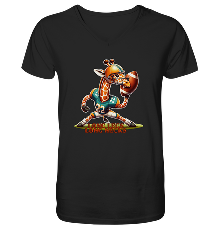 Giraffe - Mens Organic V-Neck Shirt