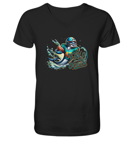 Dolphin - Men's Organic V-Neck Shirt