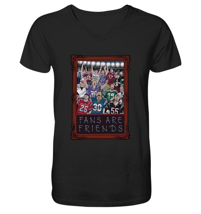Fans are Friends - Men's Organic V-Neck Shirt