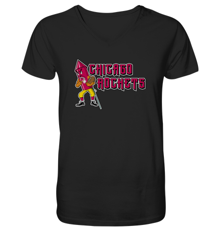 Chicago Rockets - Mens Organic V-Neck Shirt