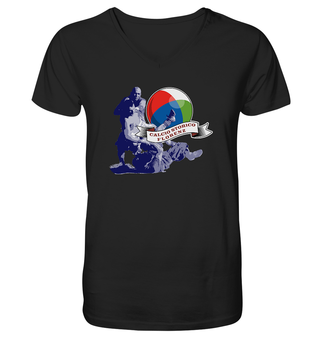 Calcio Storico - Mens Organic V-Neck Shirt
