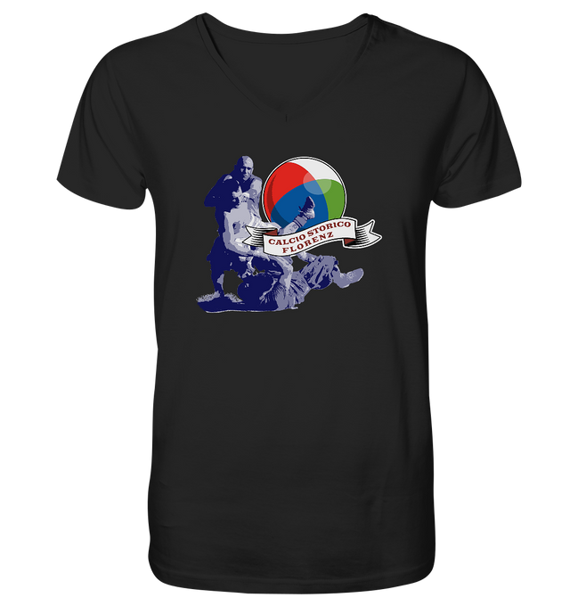 Calcio Storico - Mens Organic V-Neck Shirt
