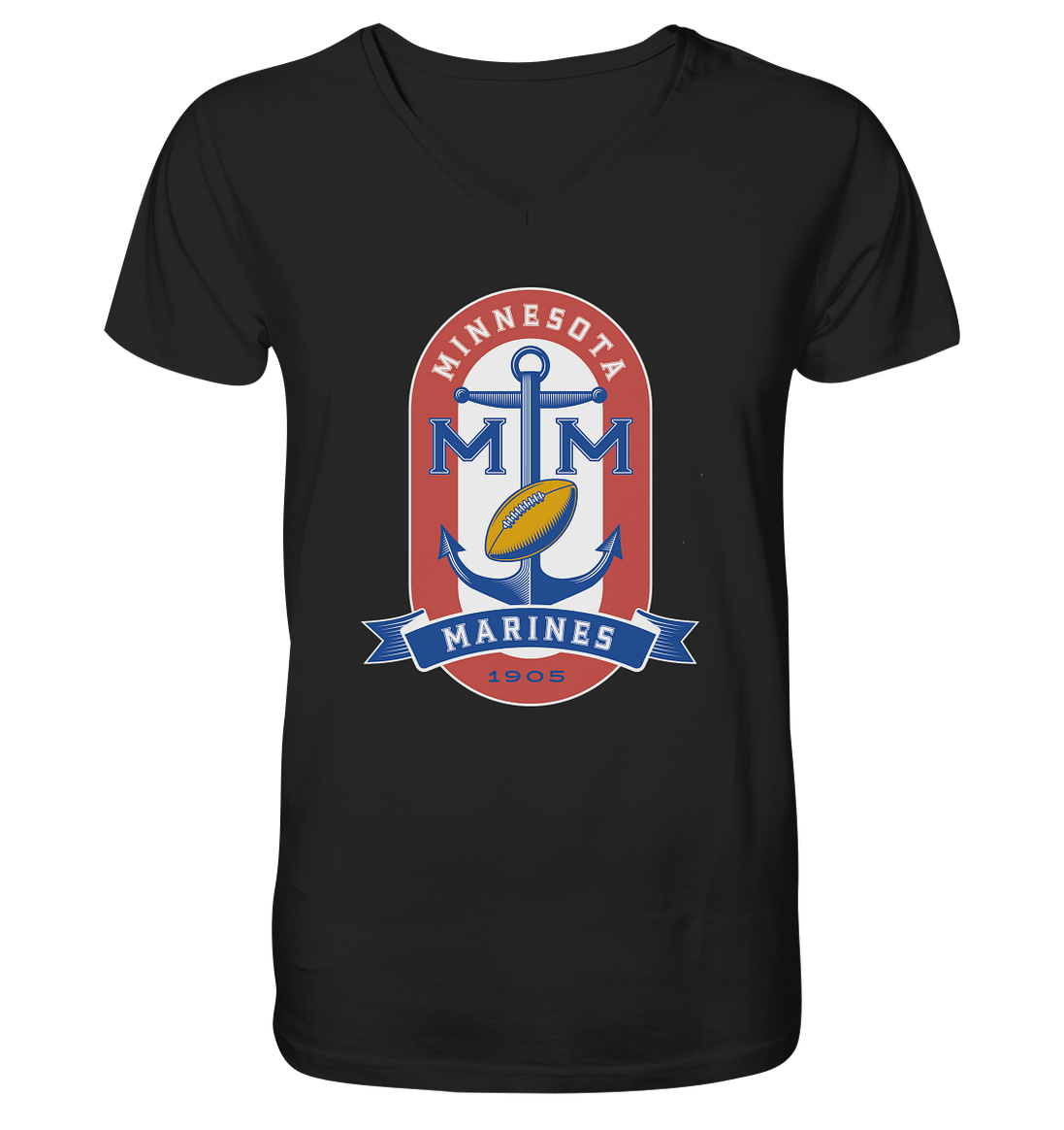 Minnesota Marines - Mens Organic V-Neck Shirt