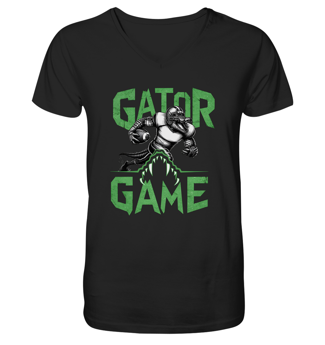 Gator Game - Mens Organic V-Neck Shirt