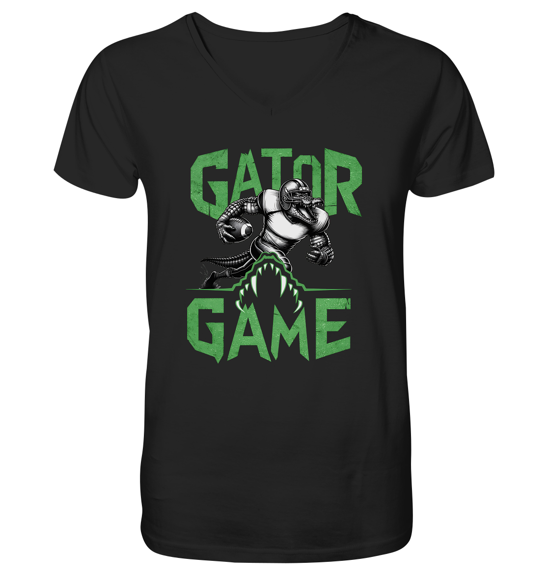 Gator Game - Mens Organic V-Neck Shirt