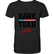 Hawk Tuah - Men's Organic V-Neck Shirt