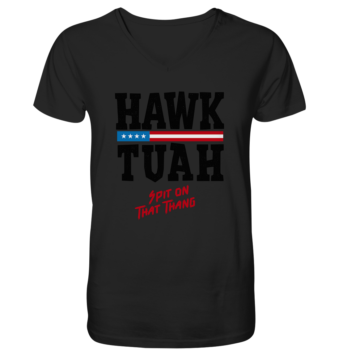 Hawk Tuah - Men's Organic V-Neck Shirt