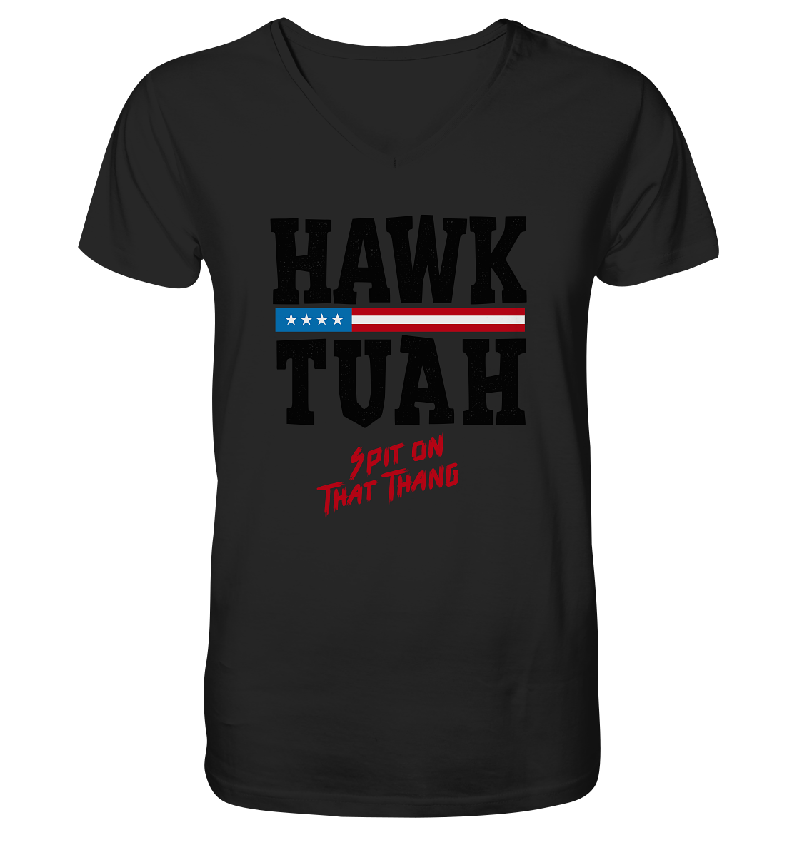 Hawk Tuah - Men's Organic V-Neck Shirt