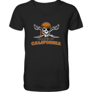 Pirates of California - Mens Organic V-Neck Shirt