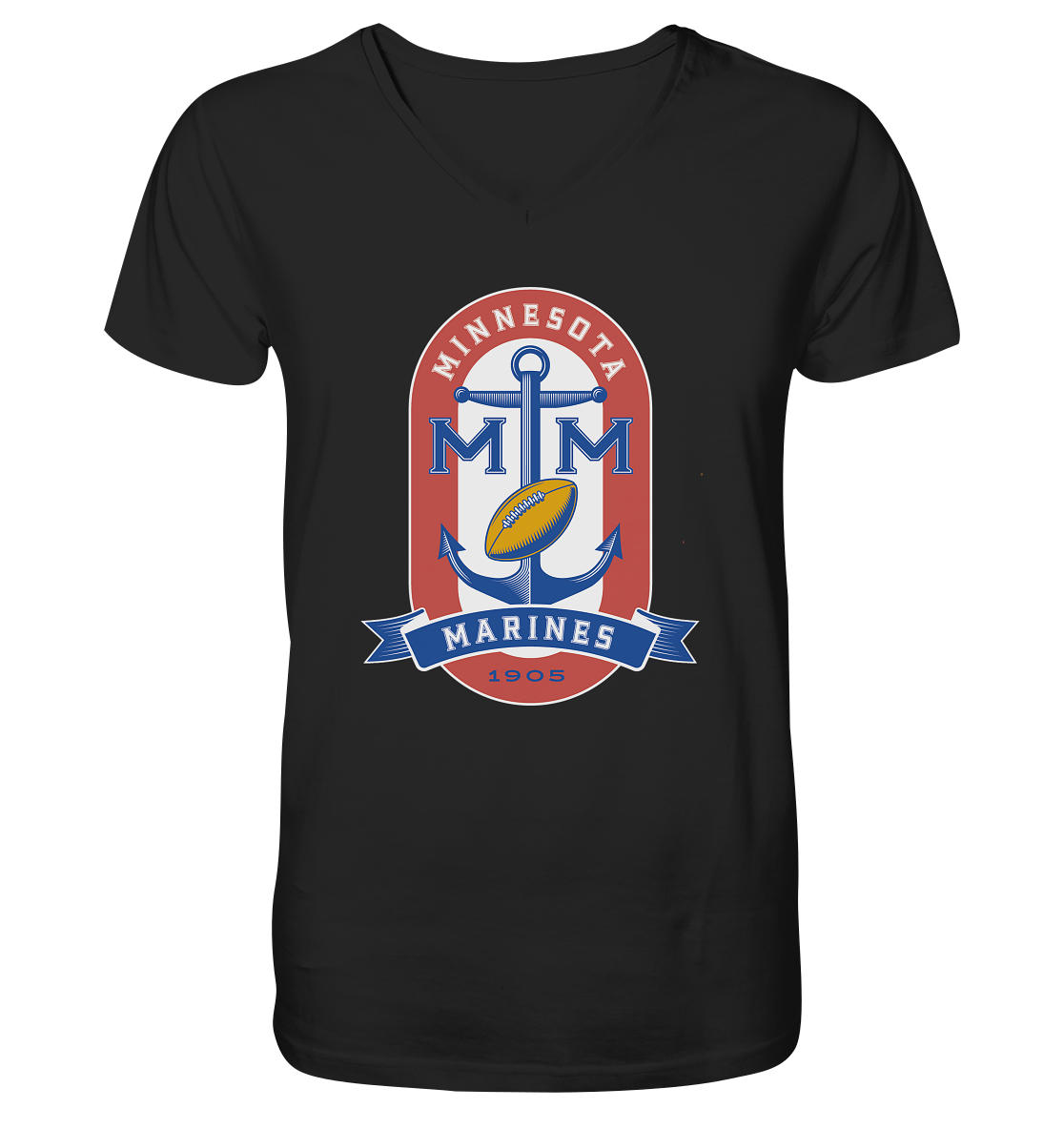 Minnesota Marines - Mens Organic V-Neck Shirt