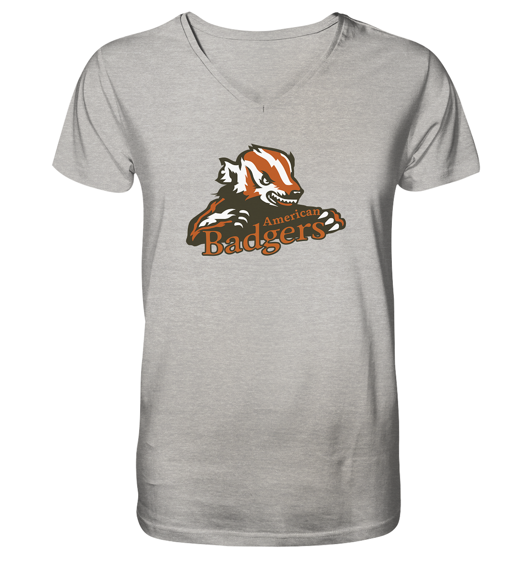 Milwaukee Badgers - Mens Organic V-Neck Shirt