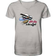 The Sky is the Limit - Mens Organic V-Neck Shirt