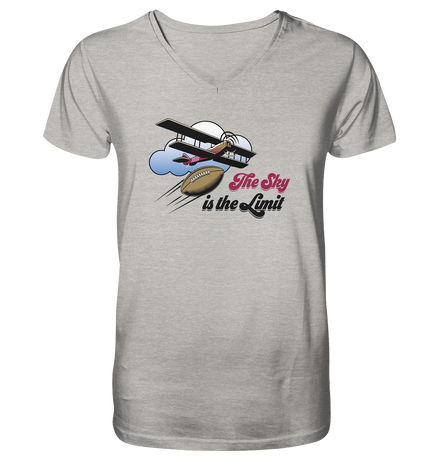 The Sky is the Limit - Mens Organic V-Neck Shirt