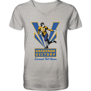Gridiron Victory - Mens Organic V-Neck Shirt