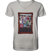 Fans are Friends - Men's Organic V-Neck Shirt