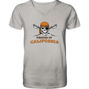 Pirates of California - Mens Organic V-Neck Shirt