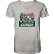 Football is Family - Mens Organic V-Neck Shirt