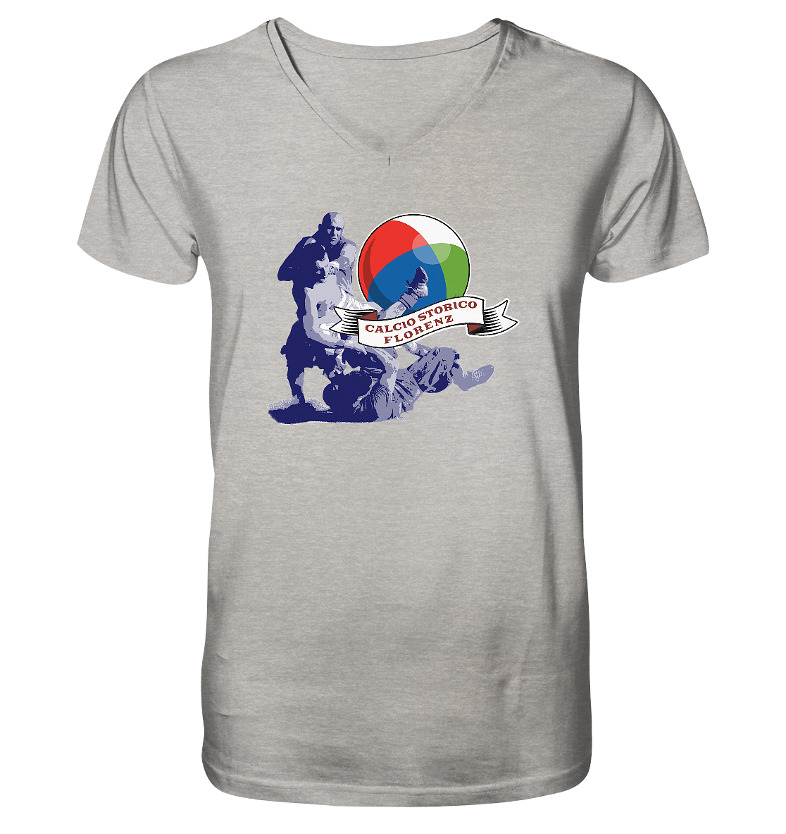 Calcio Storico - Mens Organic V-Neck Shirt