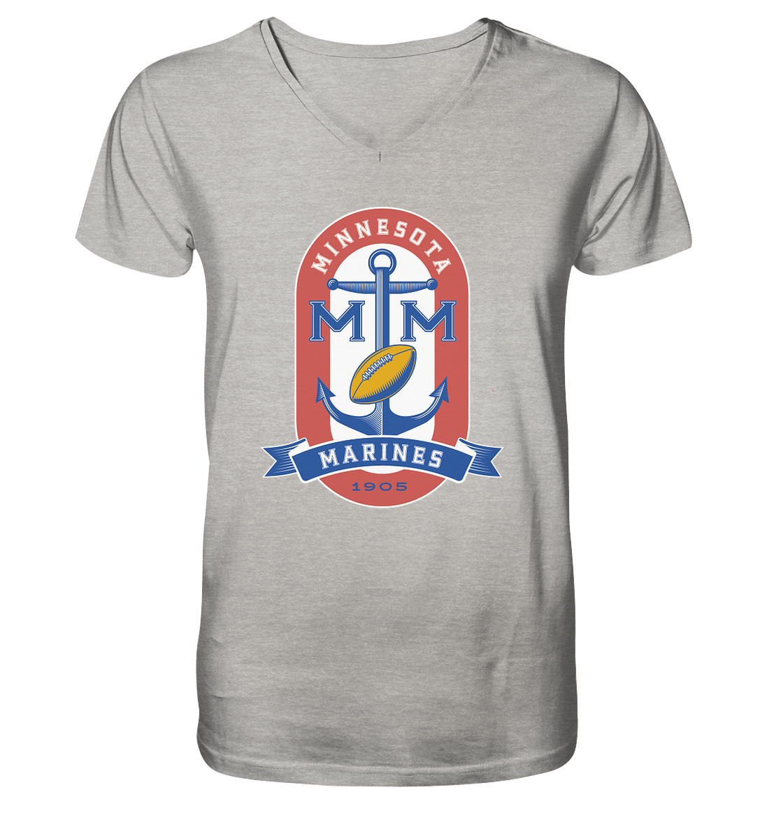Minnesota Marines - Mens Organic V-Neck Shirt