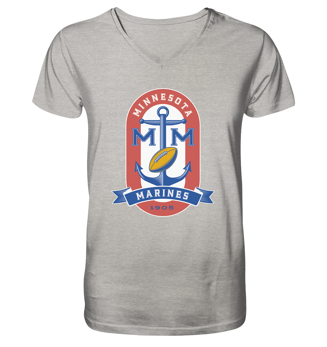 Minnesota Marines - Mens Organic V-Neck Shirt