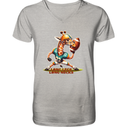 Giraffe - Mens Organic V-Neck Shirt