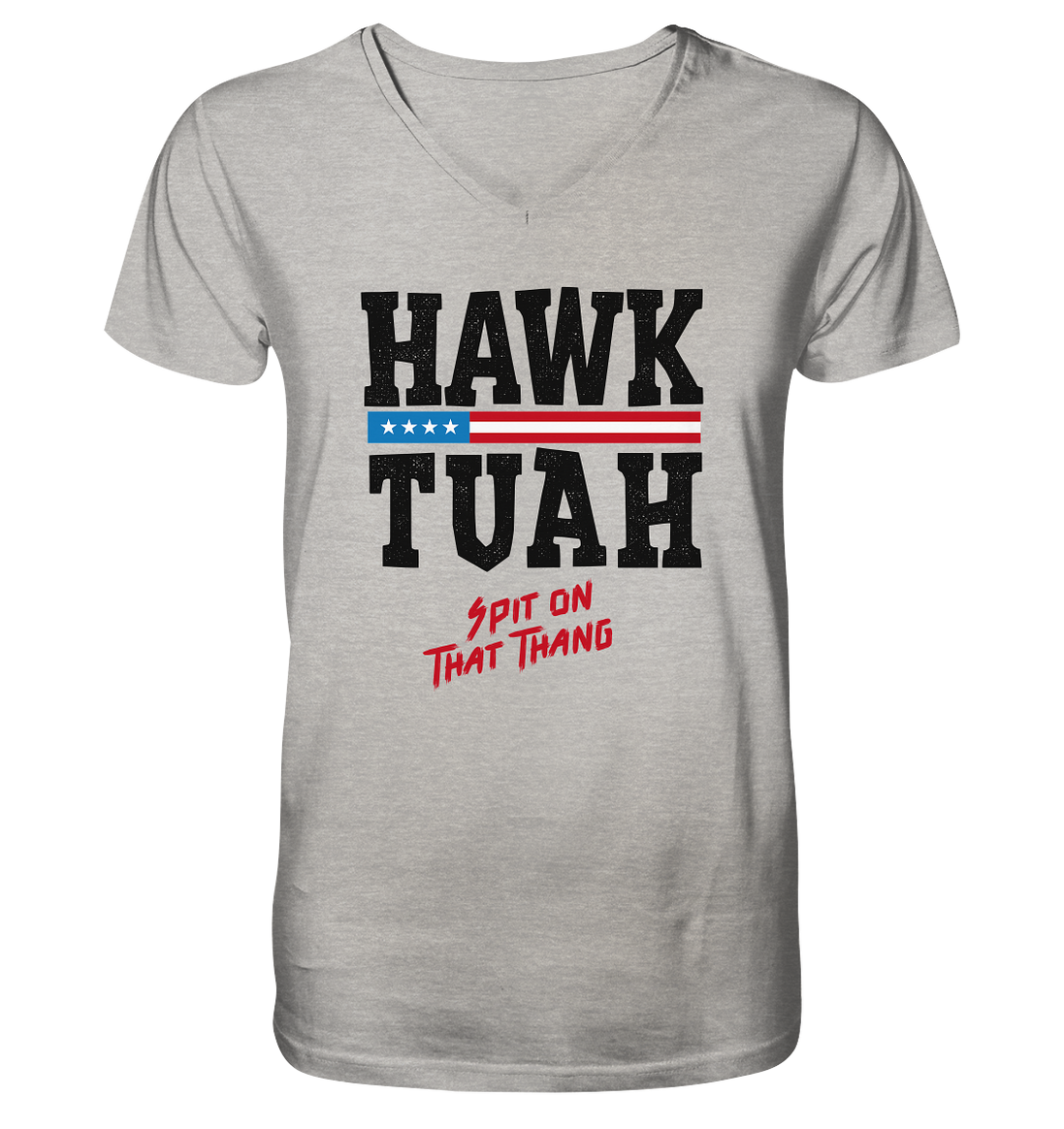 Hawk Tuah - Men's Organic V-Neck Shirt