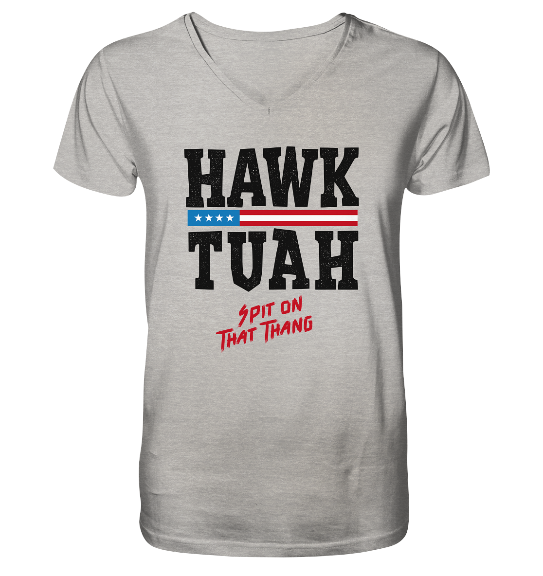 Hawk Tuah - Men's Organic V-Neck Shirt