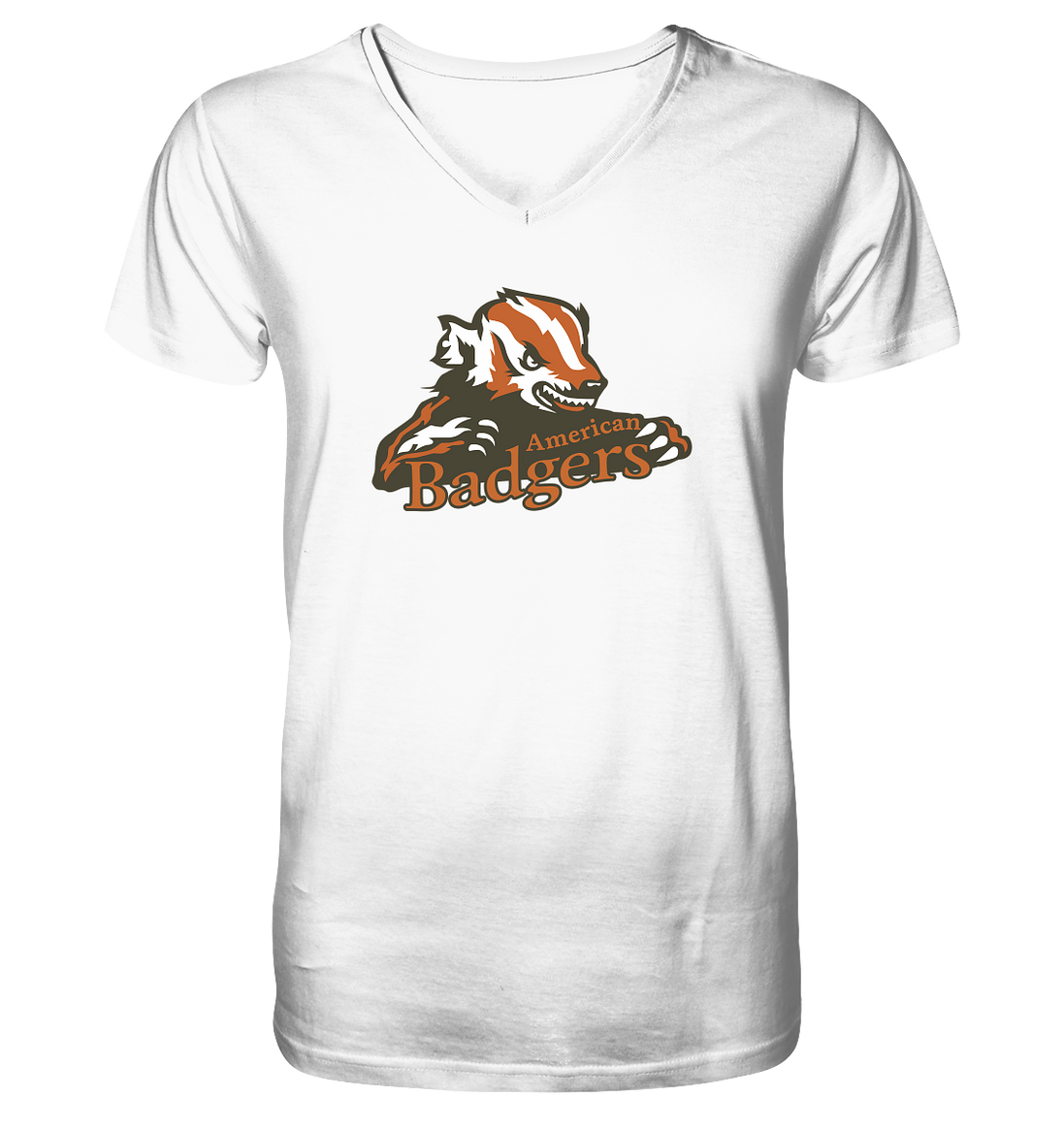 Milwaukee Badgers - Mens Organic V-Neck Shirt