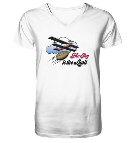 The Sky is the Limit - Mens Organic V-Neck Shirt
