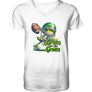Green Frog- Men's Organic V-Neck Shirt